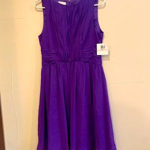 Donna Morgan sz 10 chiffon dress purple!
